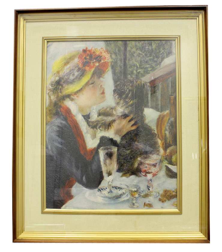 ルノワール 「犬を抱く少女」② 複製画 | 八事商事 | 絵画レンタル